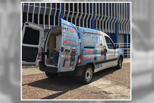 transporte dispenser JG línea blanca