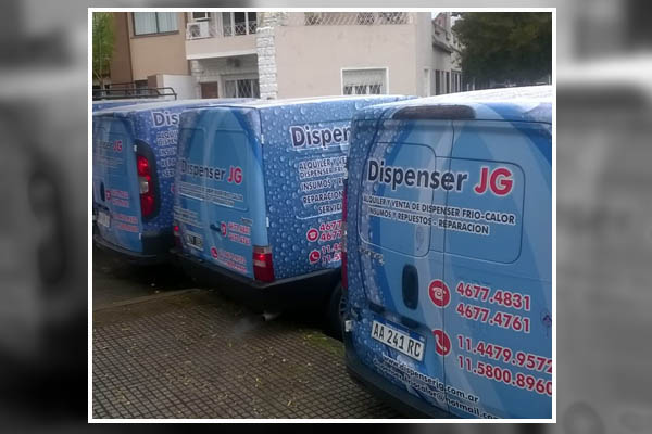 Camioneta para los dispenser JG